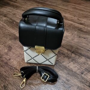Square Black Mini Crossbody Bag